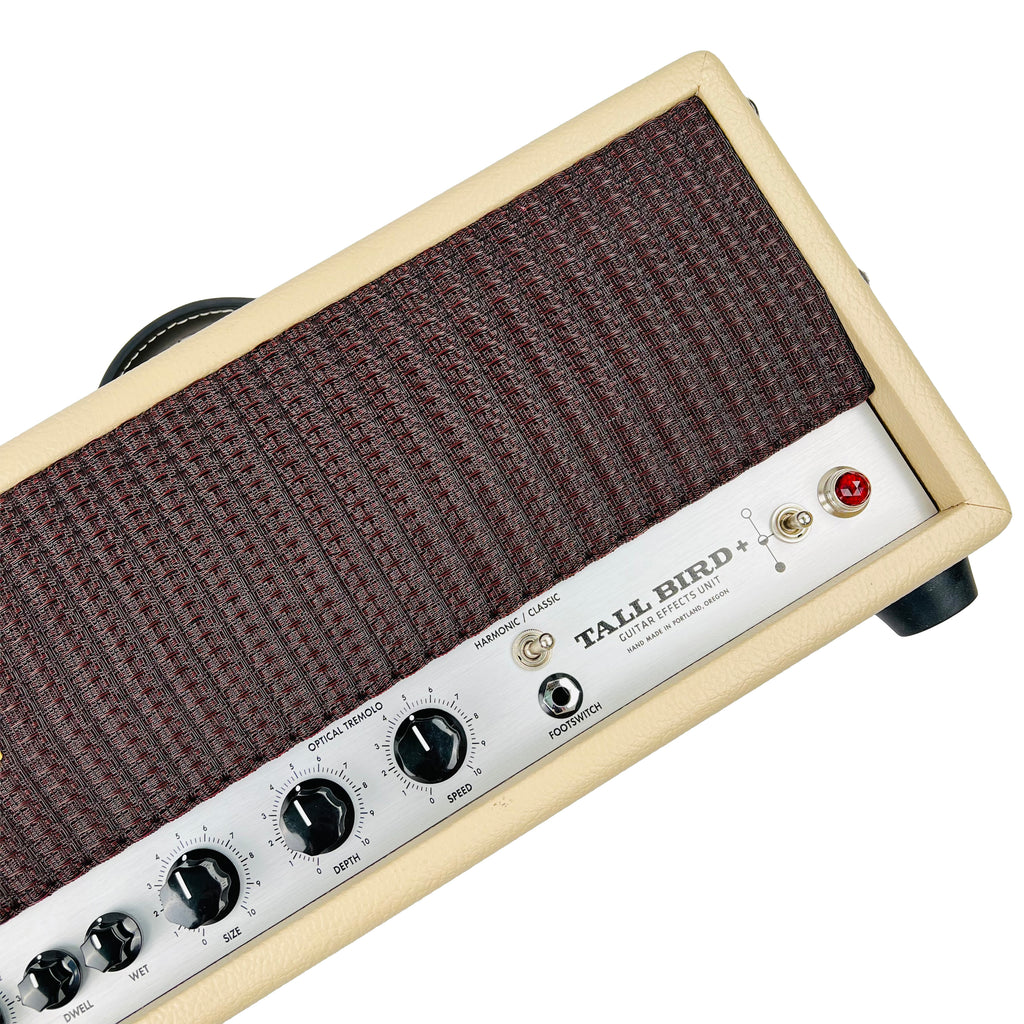 Benson Tall Bird Plus Tube Driven Spring Reverb & Optical Tremolo - Blonde with Purple Grille - 3