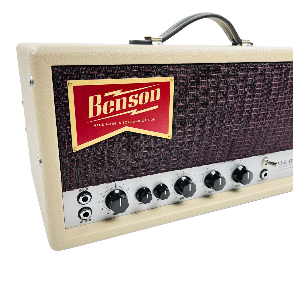 Benson Tall Bird Plus Tube Driven Spring Reverb & Optical Tremolo - Blonde with Purple Grille - 6