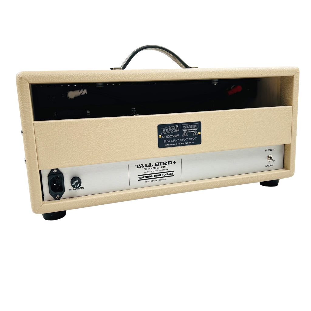 Benson Tall Bird Plus Tube Driven Spring Reverb & Optical Tremolo - Blonde with Purple Grille - 8