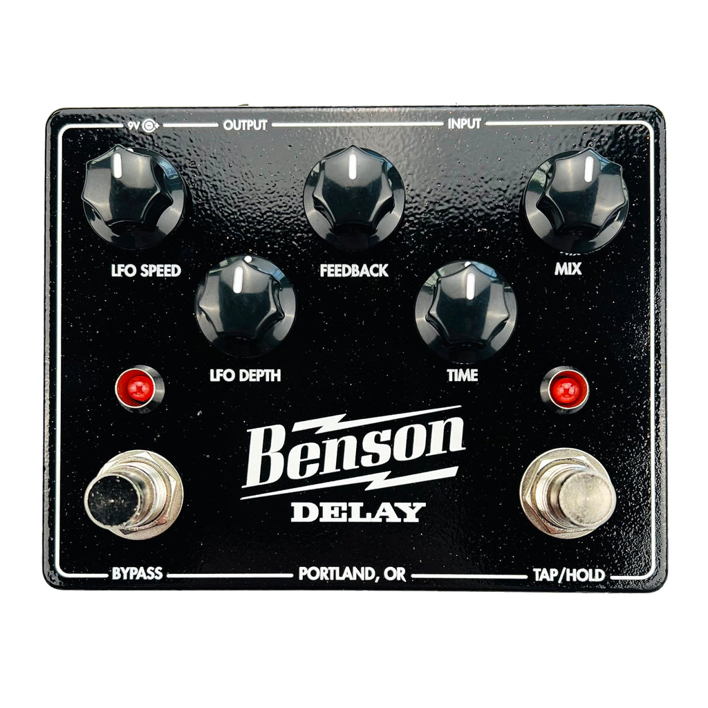 Benson Amps Delay Guitar Effects Pedal - Black - 1