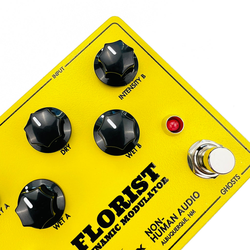 Benson Amps / Non-Human Audio Florist Dynamic Modulator Yellow Delay Chorus Guitar Effects Pedal - 3