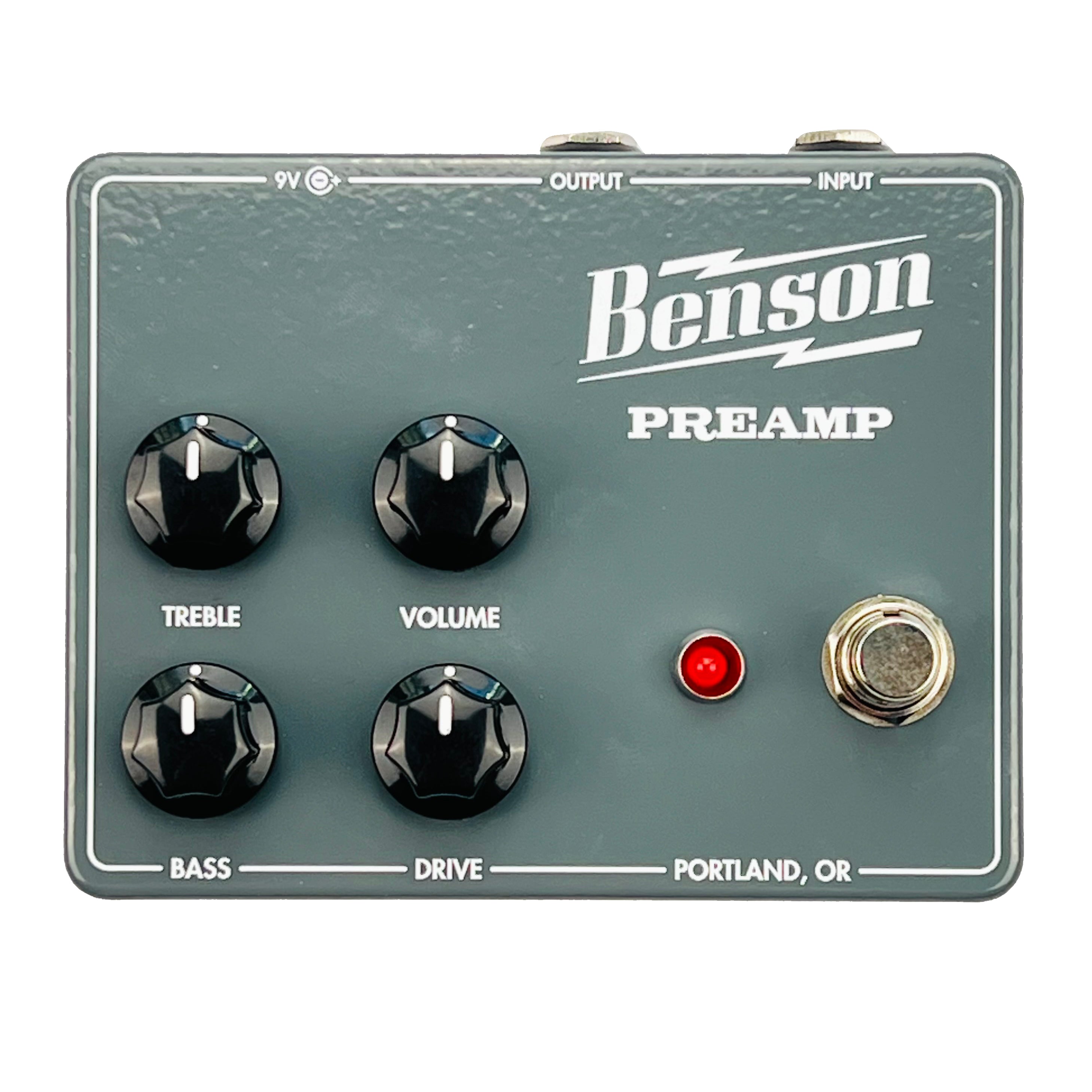 's effects 製　Benson Preamp クローン Benson Preamp Effect Pedal, Purple and Gold, Russo Music