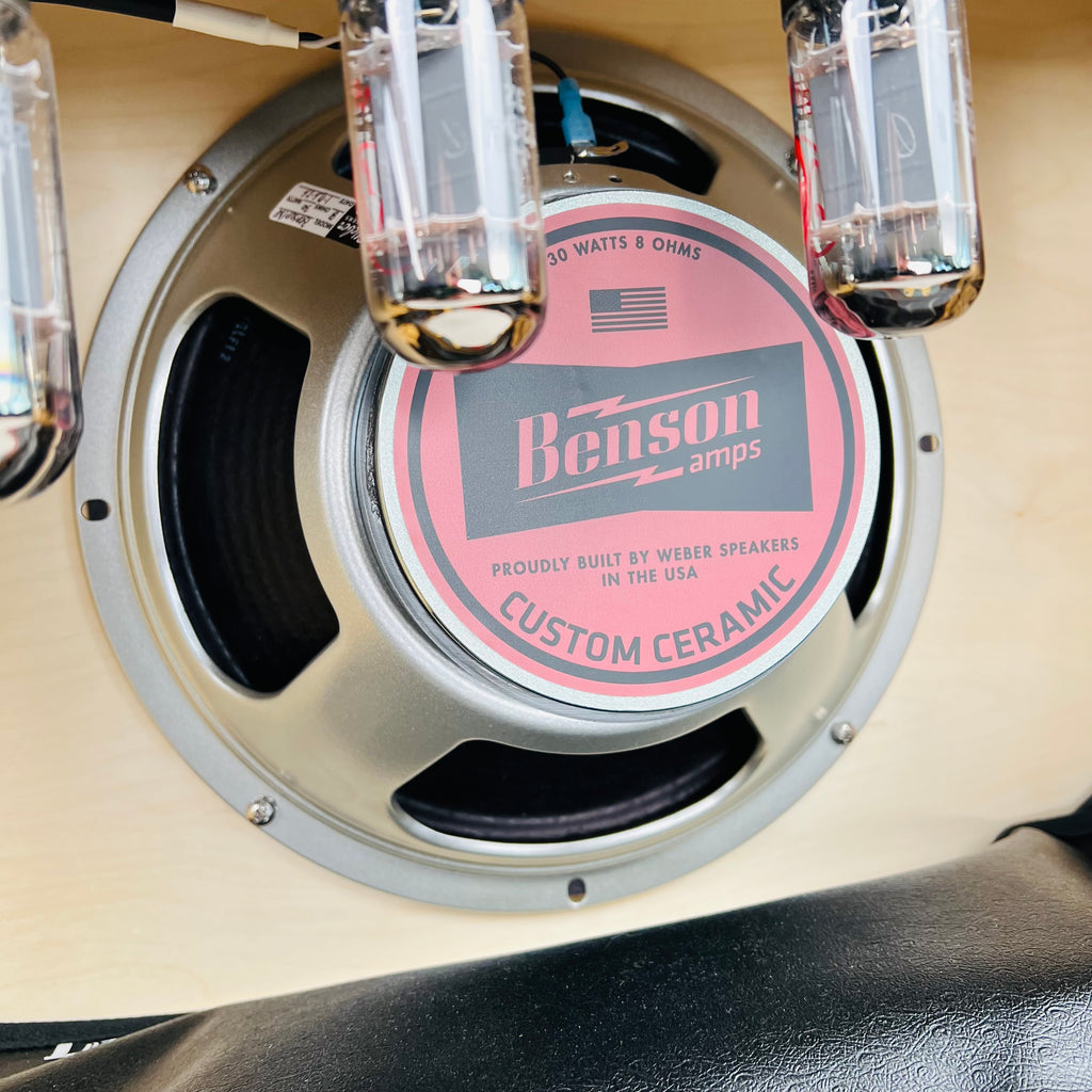 Benson Monarch Reverb Plus 1x12" Combo Amplifier - Aunt Gertie / Oxblood - 11