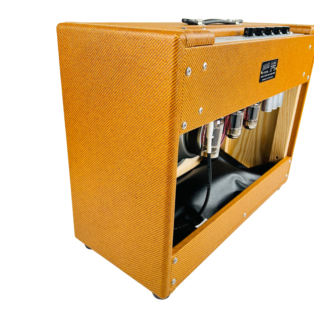 Benson Redland 15 1x12" Combo Amplifier - Aged Tweed & Oxblood - 10