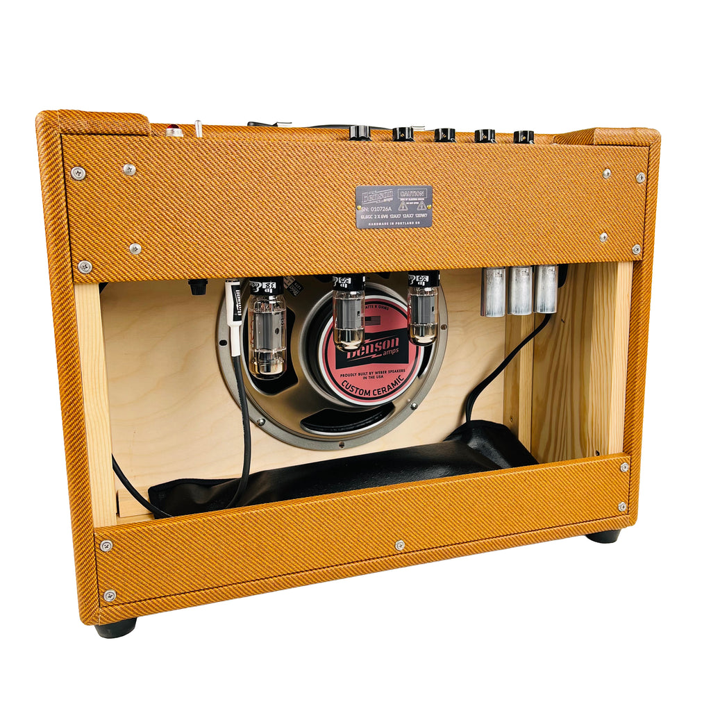 Benson Redland 15 1x12" Combo Amplifier - Aged Tweed & Oxblood - 11