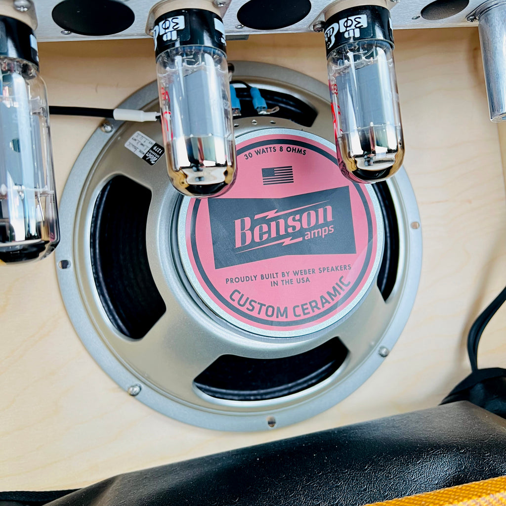 Benson Redland 15 1x12" Combo Amplifier - Aged Tweed & Oxblood - 13