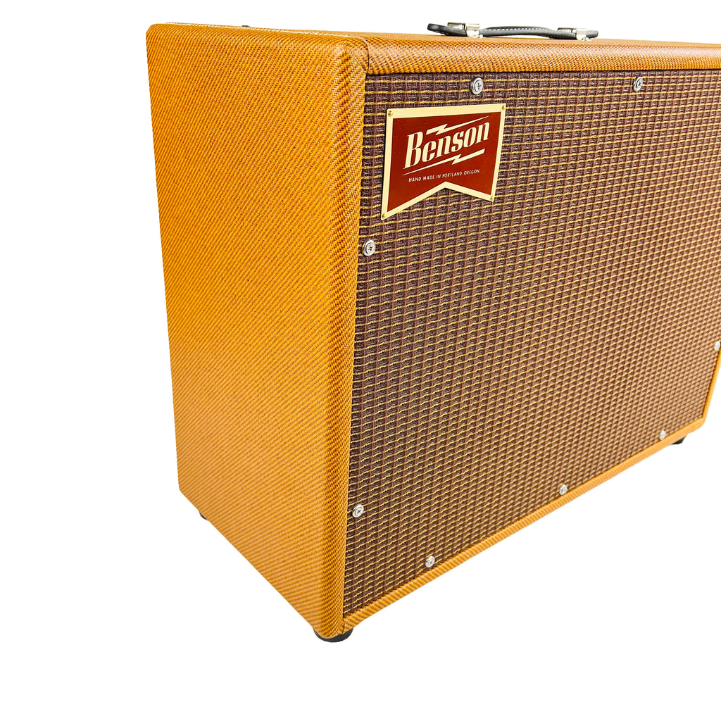 Benson Redland 15 1x12" Combo Amplifier - Aged Tweed & Oxblood - 9