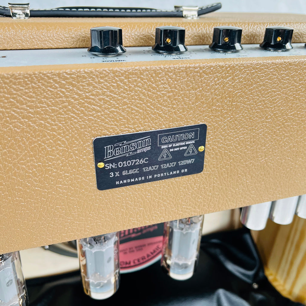 Benson Redland 35 1x12" Combo Amplifier 2026 - Brown & Wheat - 13