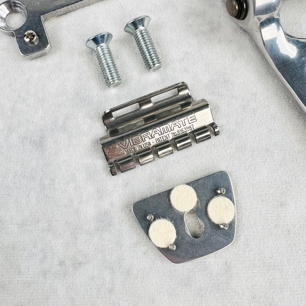 Bigsby B7 Vibrato Tailpiece with Vibramate V7-LP Adapter & Spoiler - Polish Aluminum - 3