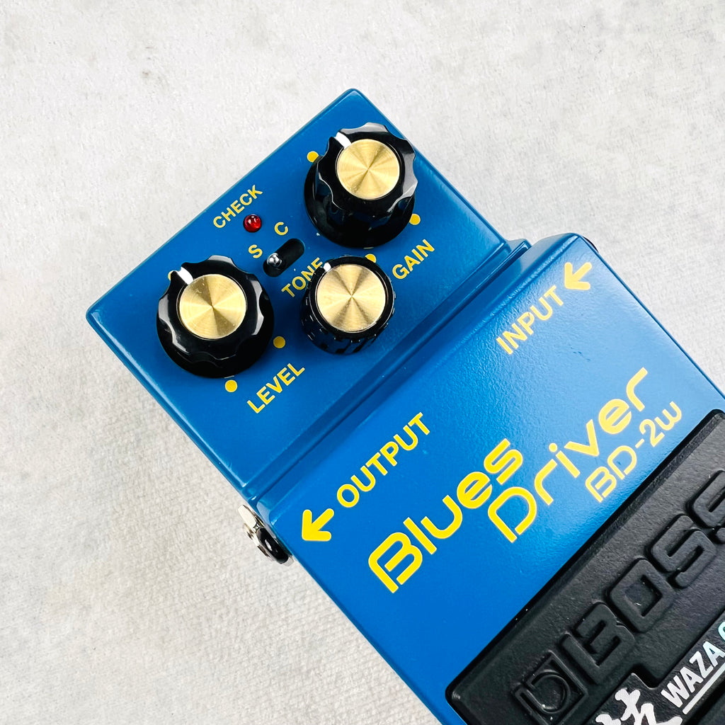 Boss BD-2W Blues Driver Waza Craft Overdrive Pedal - Blue - 2