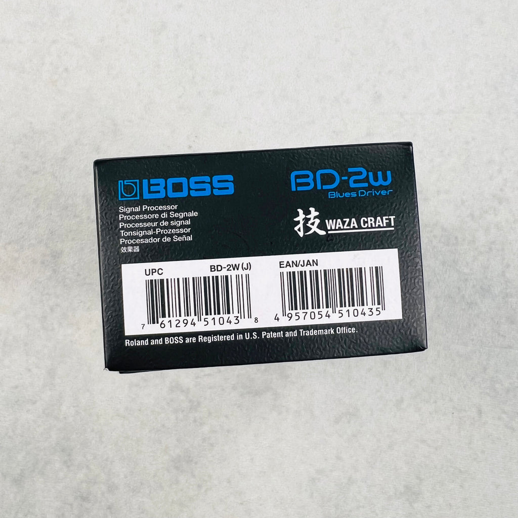Boss BD-2W Blues Driver Waza Craft Overdrive Pedal - Blue - 8