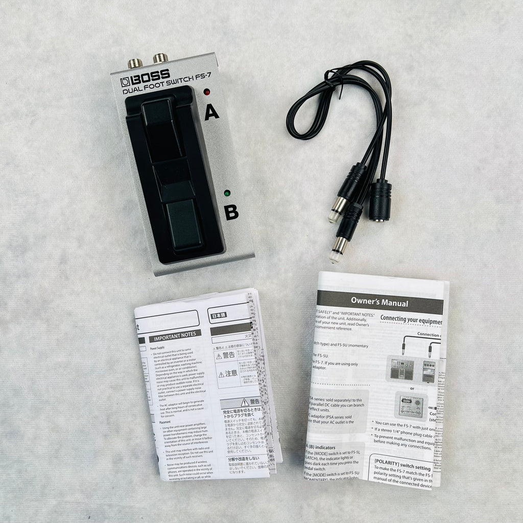 Boss FS-7 Dual Footswitch - Grey - 7