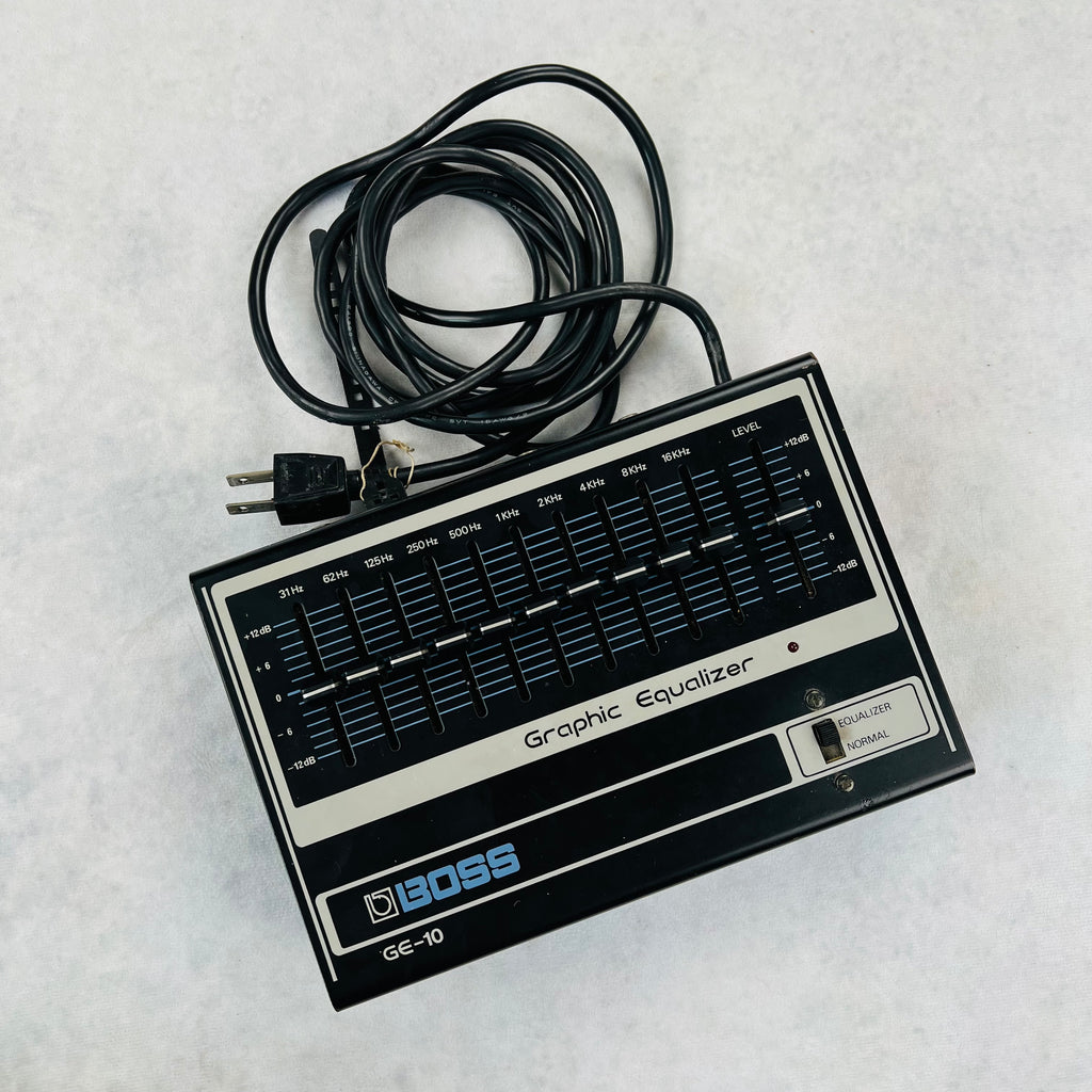 Boss GE-10 Graphic Equalizer EQ 1970s - Black - 9