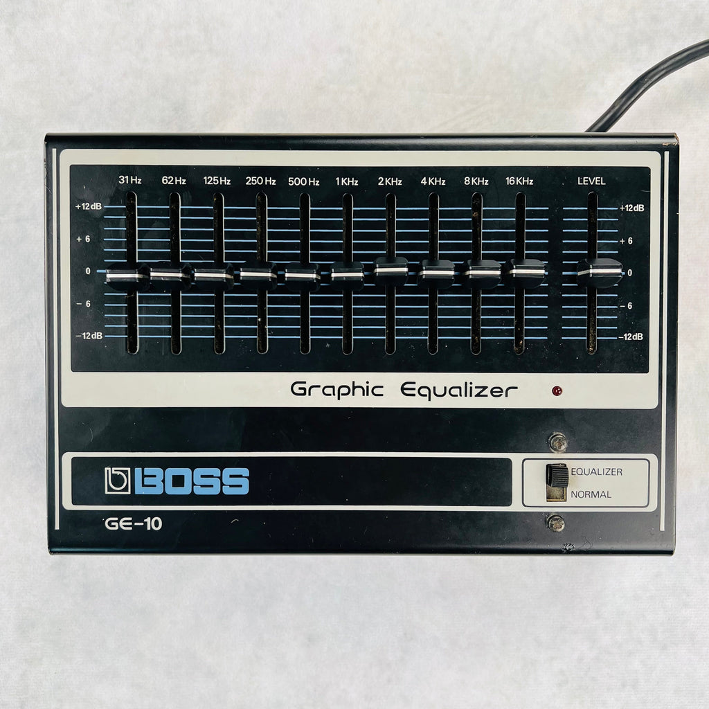Boss GE-10 Graphic Equalizer EQ 1970s - Black - 10