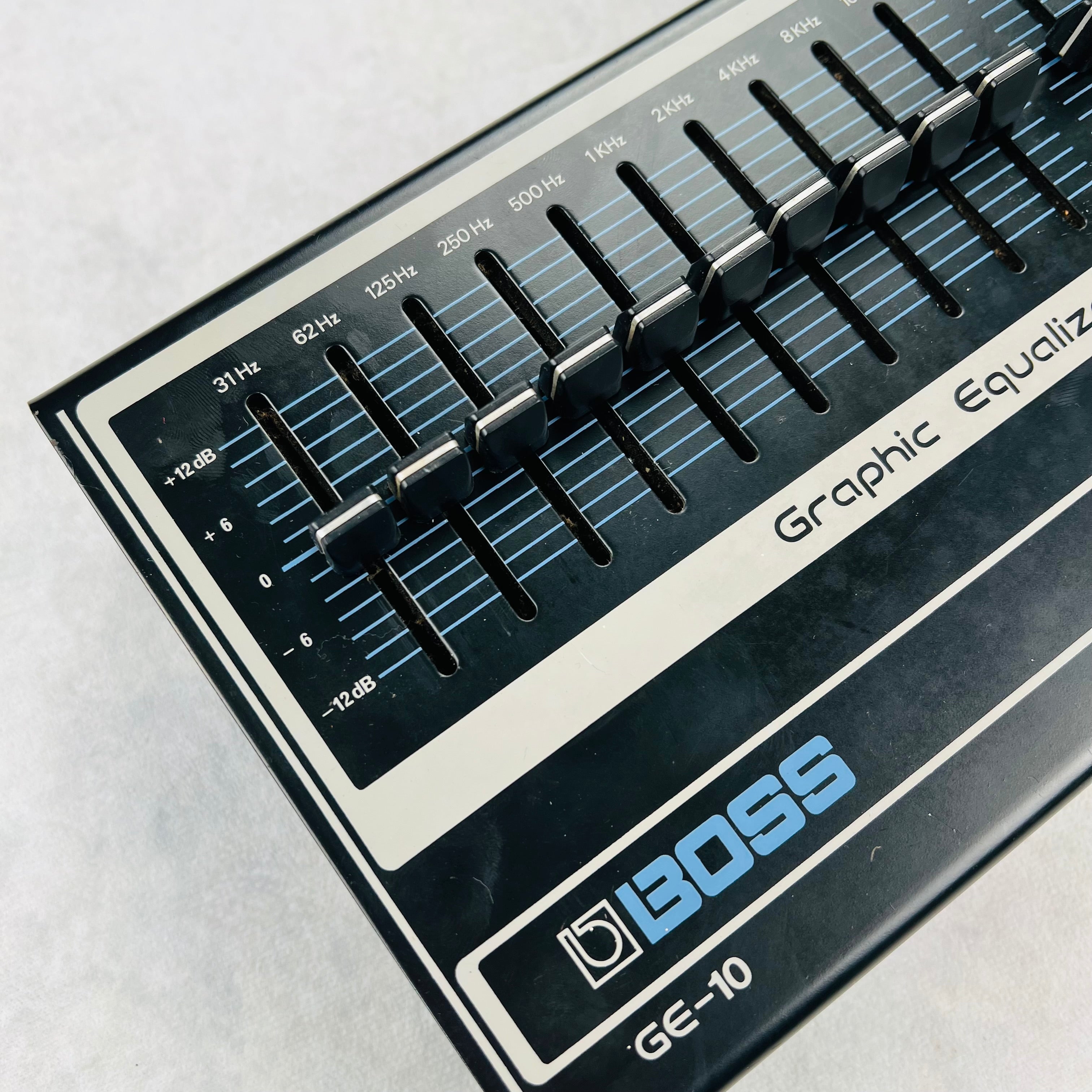 Boss GE-10 Graphic Equalizer EQ 1970s - Black | Tone Wolf