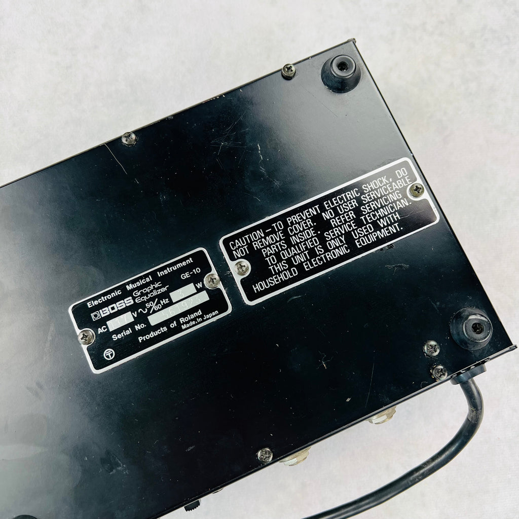 Boss GE-10 Graphic Equalizer EQ 1970s - Black - 7