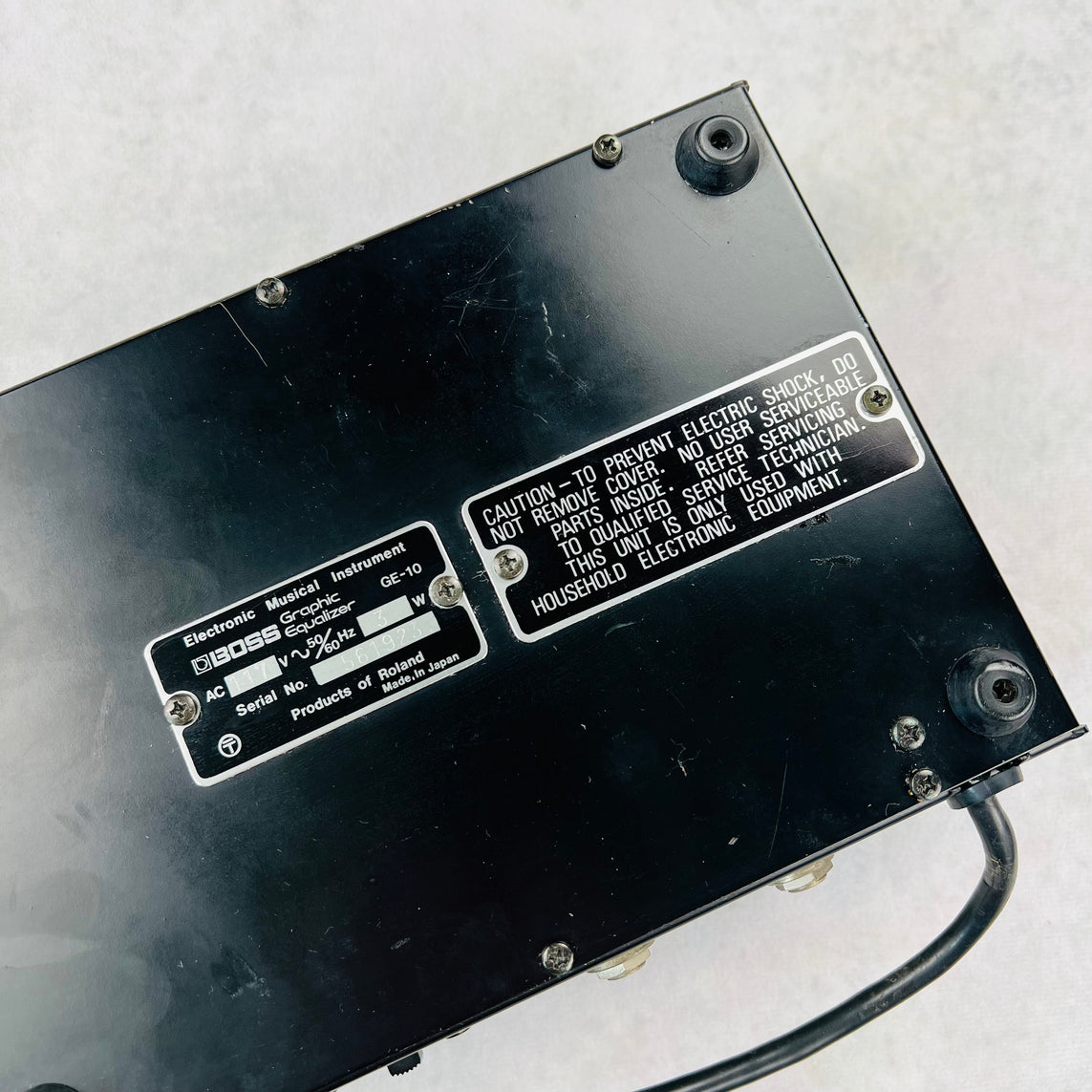 Boss GE-10 Graphic Equalizer EQ 1970s - Black | Tone Wolf