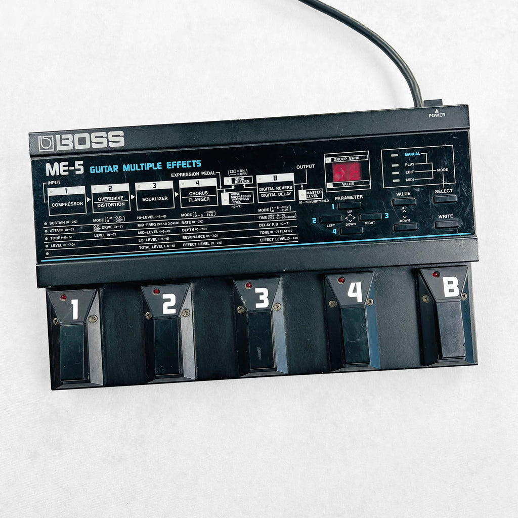 Boss ME-5 Multi-Effects Pedal 1993 - Black - 1