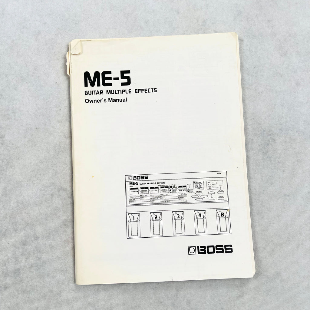 Boss ME-5 Multi-Effects Pedal 1993 - Black - 7