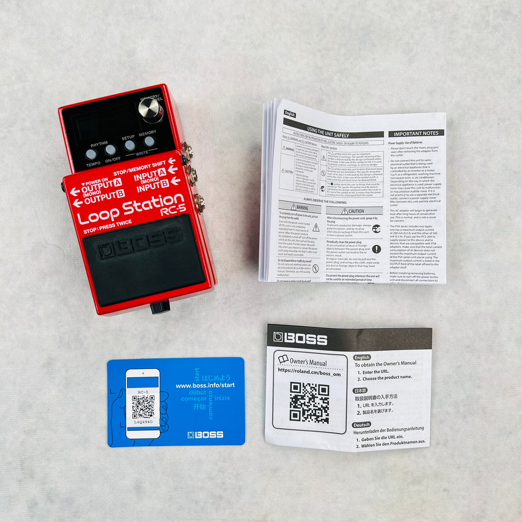 Boss RC-5 Loop Station - Red - 7