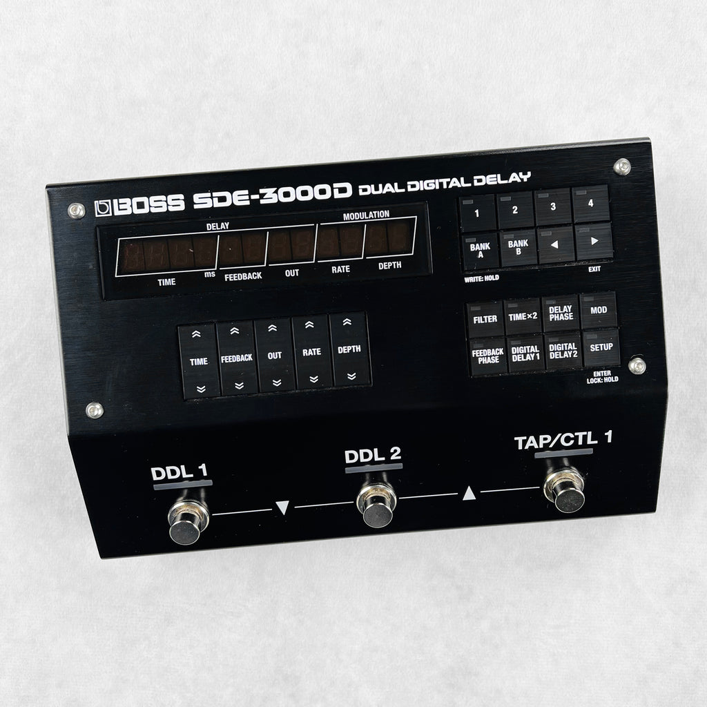 Boss SDE-3000D Dual Digital Delay Pedal 2020s - Black - 1
