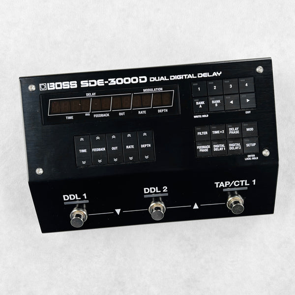 Boss SDE-3000D Dual Digital Delay Pedal 2020s - Black - 1