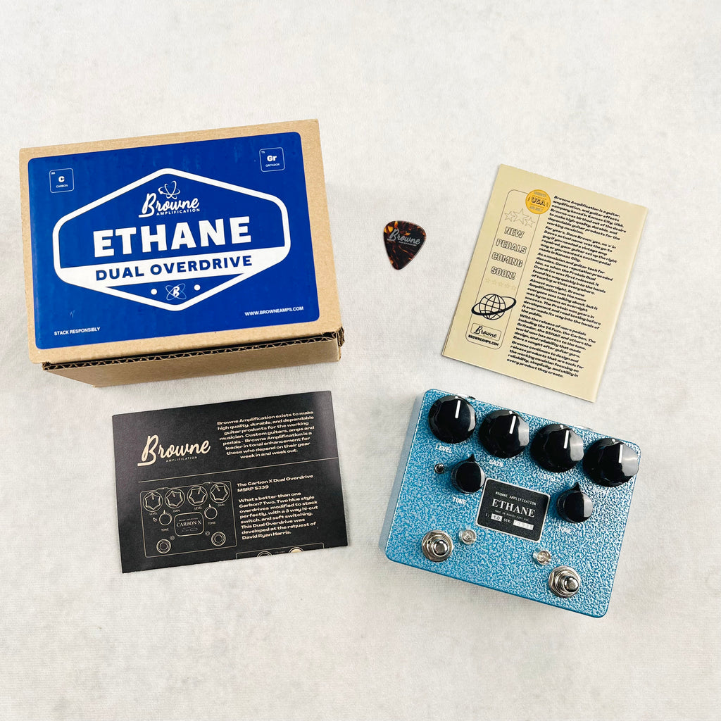 Browne Amplification Ethane Dual Overdrive 2025 - Blue Silver Vein - 7