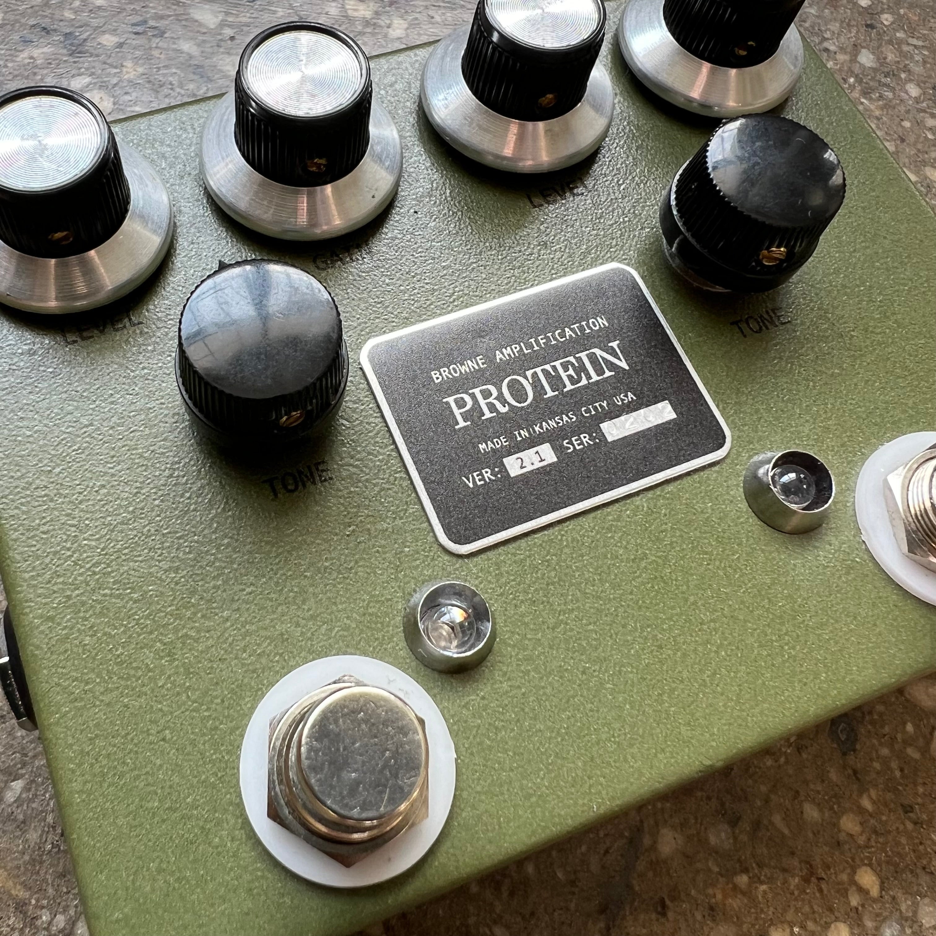 Browne Amplification Protein Version 2.1 Dual Overdrive Pedal