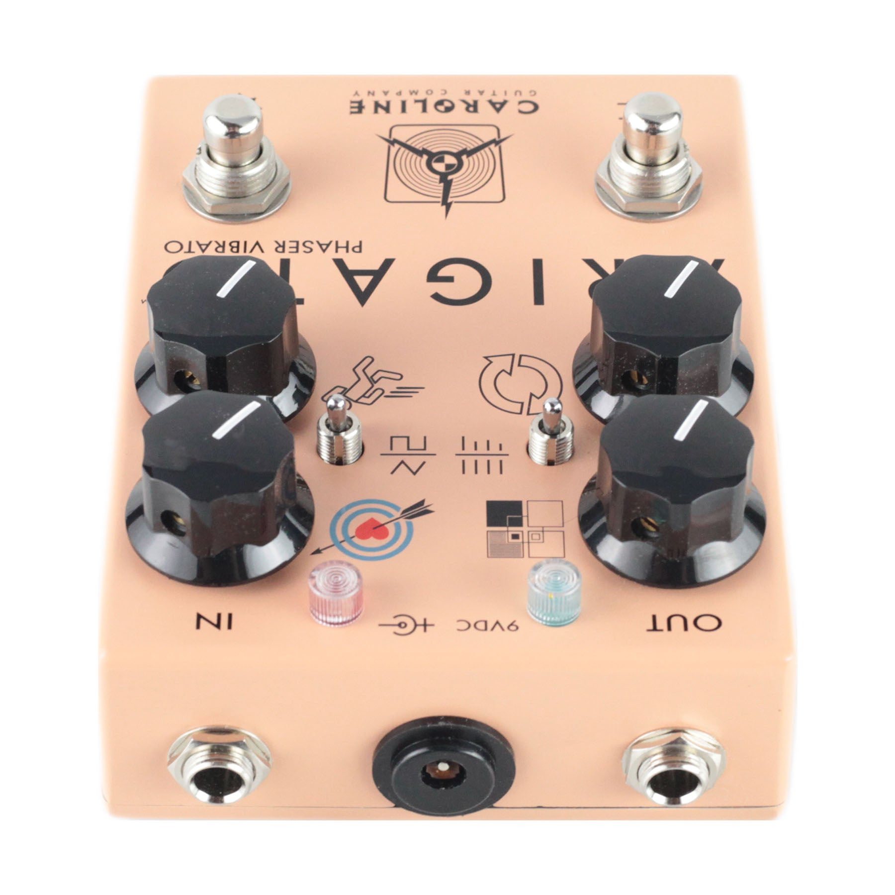 vibrato guitar pedal Caroline Arigato Phaser/Vibrato Pedal