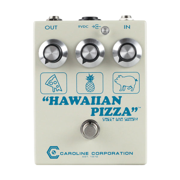 Caroline Guitar Company Hawaiian Pizza Fuzz Pedal - White - 1