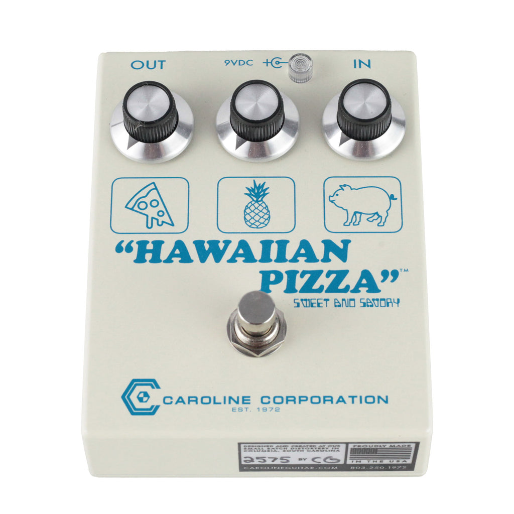 Caroline Guitar Company Hawaiian Pizza Fuzz Pedal - White - 4
