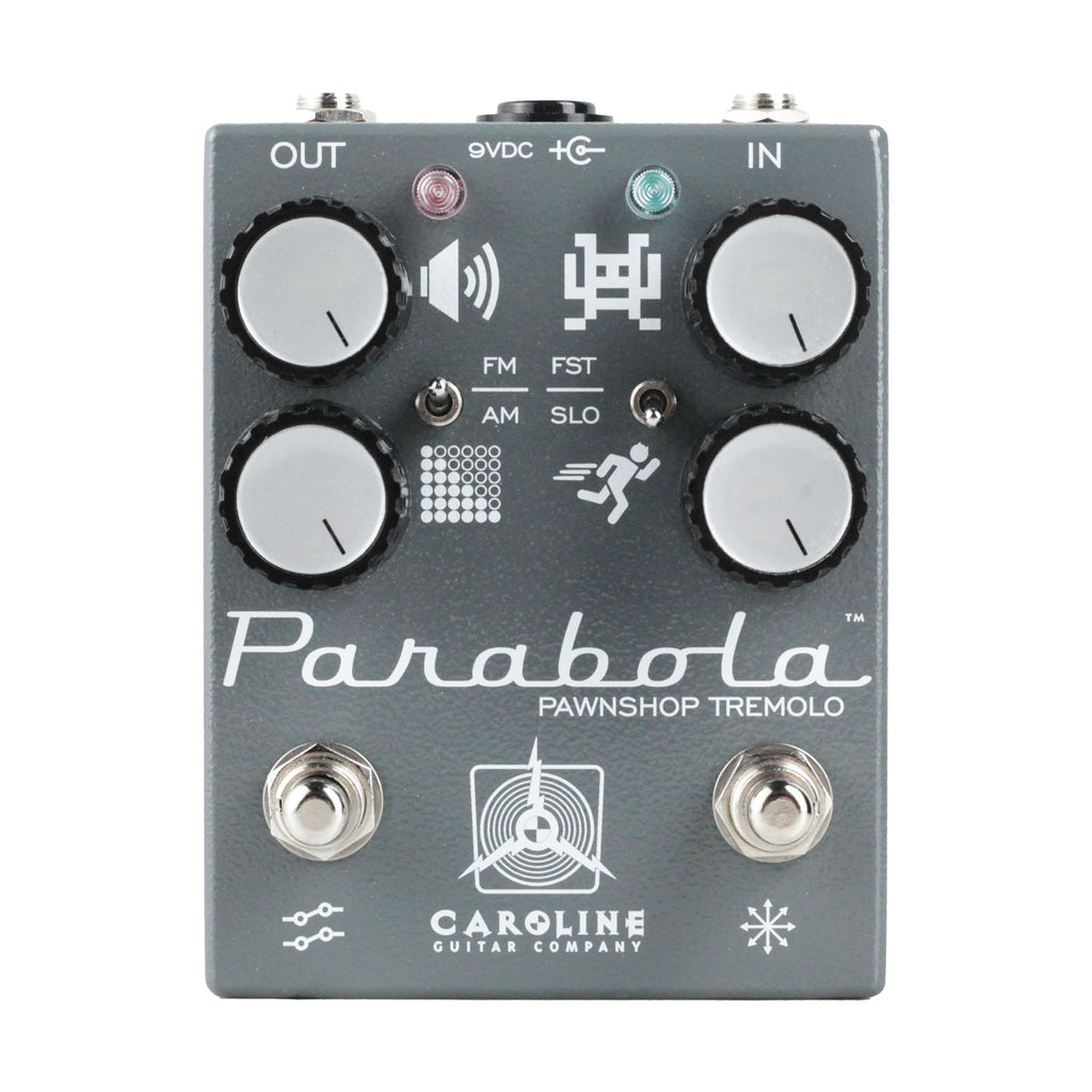 good tremolo pedal Caroline Guitar Company Parabola Solid State Tremolo Pedal - Gray