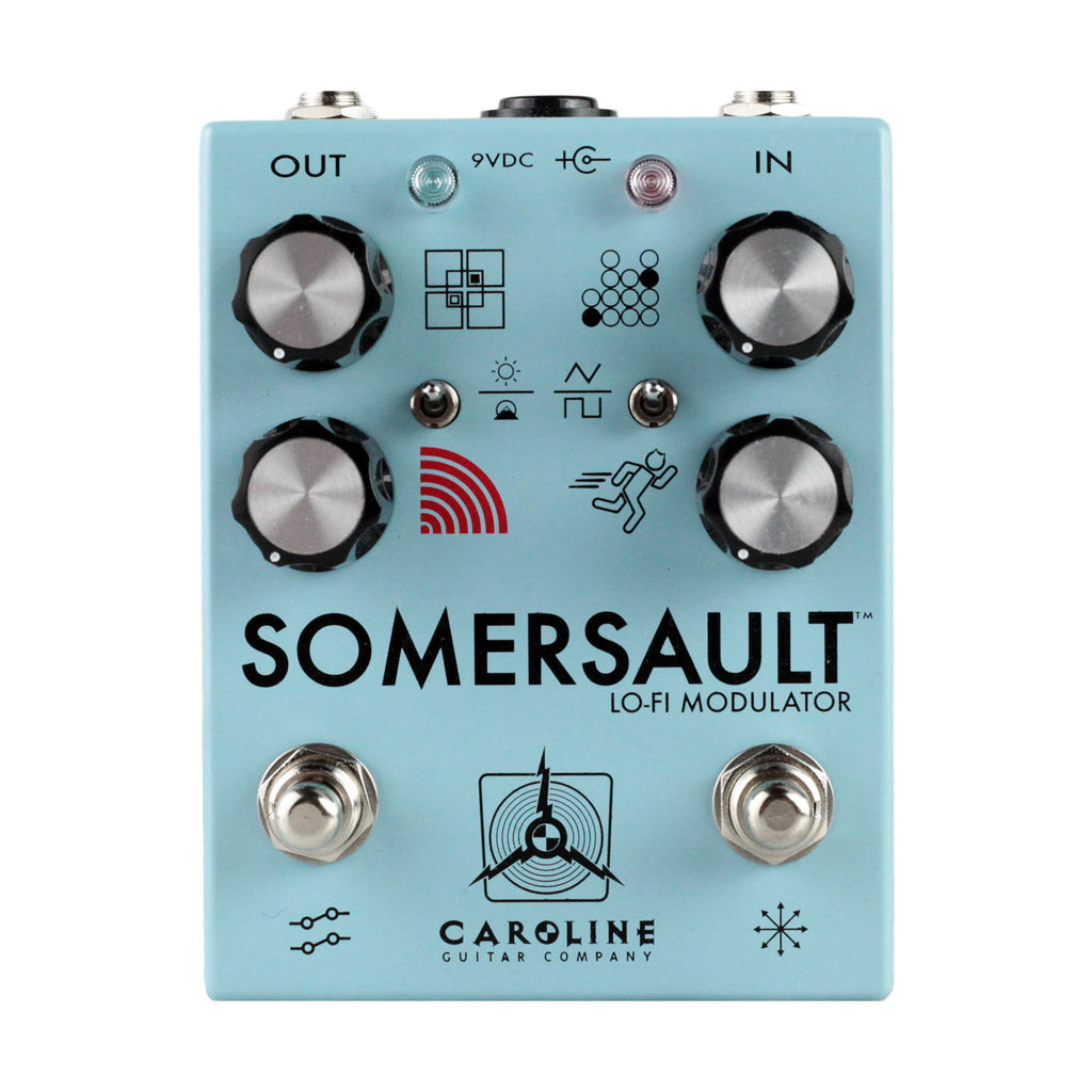 Caroline Guitar Company Somersault Lo-Fi Modulator Pedal - Blue - 1