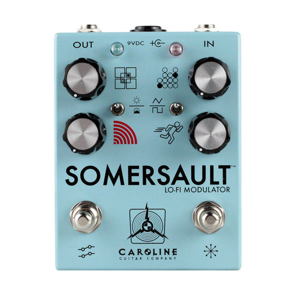 Caroline Guitar Company Somersault Lo-Fi Modulator Pedal - Blue - 1
