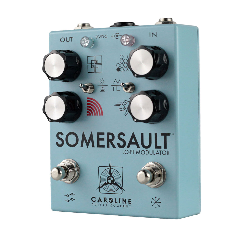 Caroline Guitar Company Somersault Lo-Fi Modulator Pedal - Blue - 2