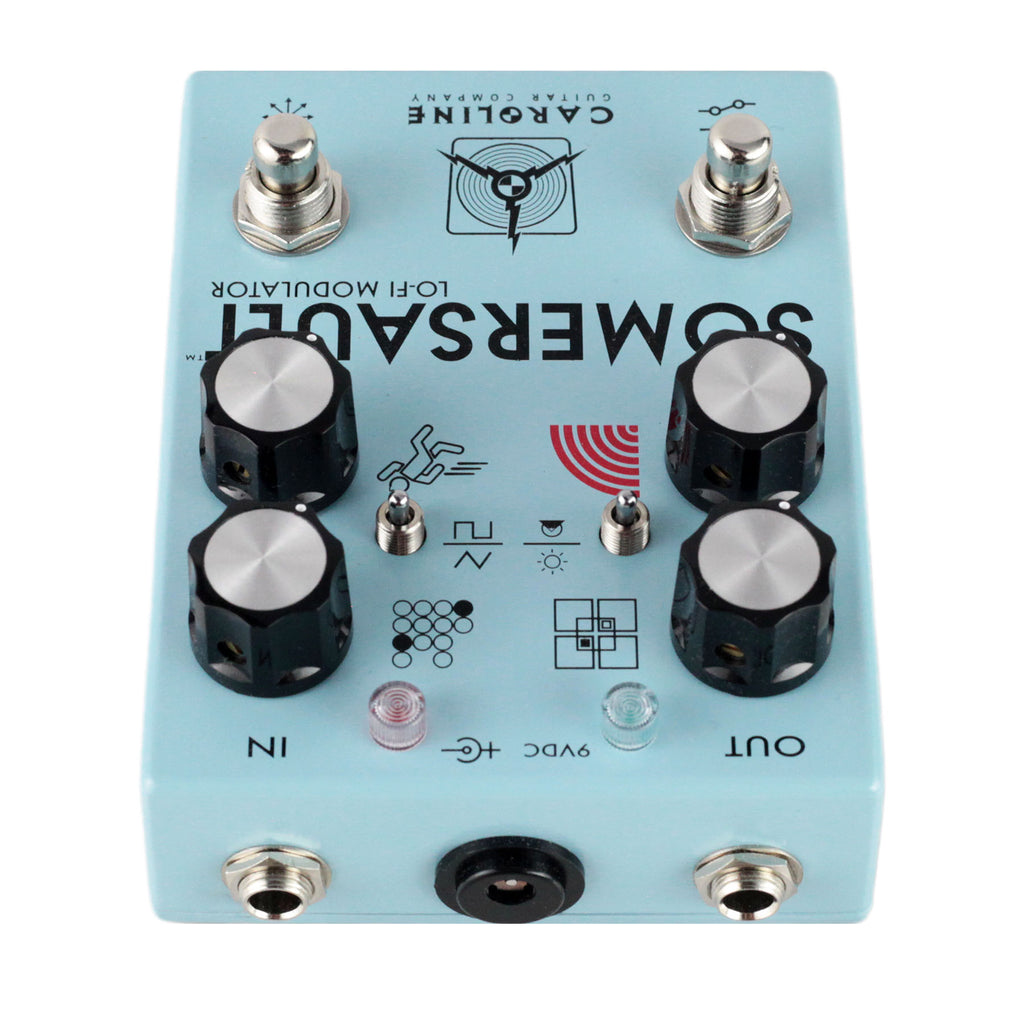 Caroline Guitar Company Somersault Lo-Fi Modulator Pedal - Blue - 5