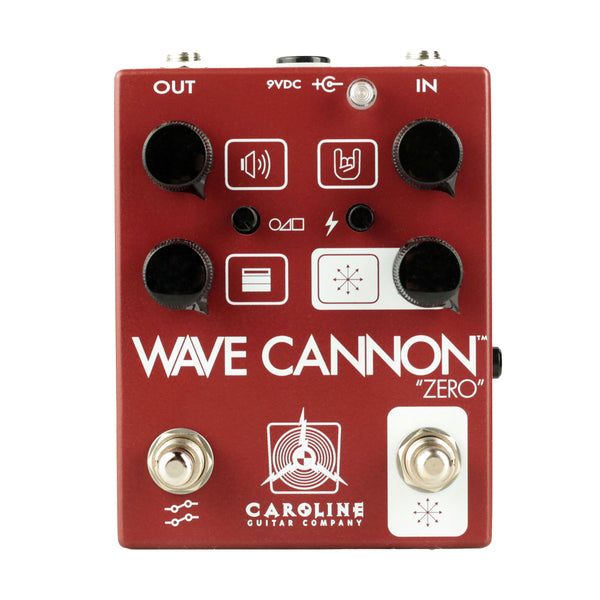 Caroline Guitar Company Wave Cannon Zero Fuzz Pedal - Red - 1