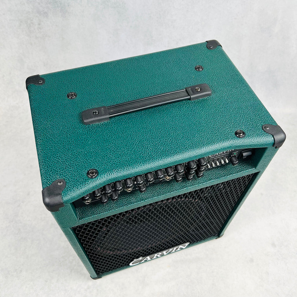 Carvin AG100D Acoustic Guitar Combo Amp & Extension Cabinet 2000s - Green - 3