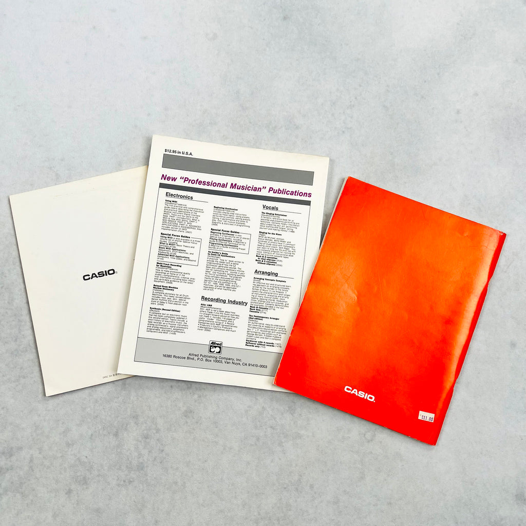 Casio CZ Series Digital Synthesizer Handbook Manual - 5