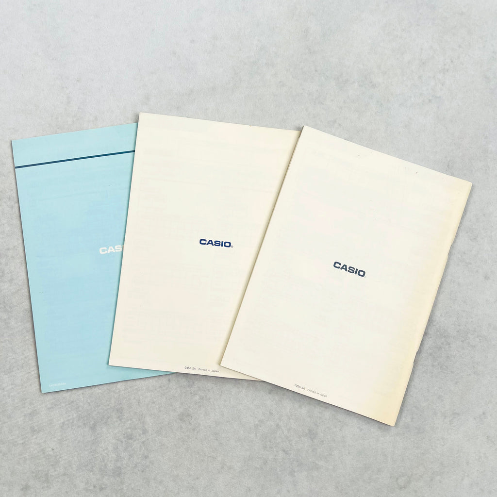 Casio Sound Data Books - 2
