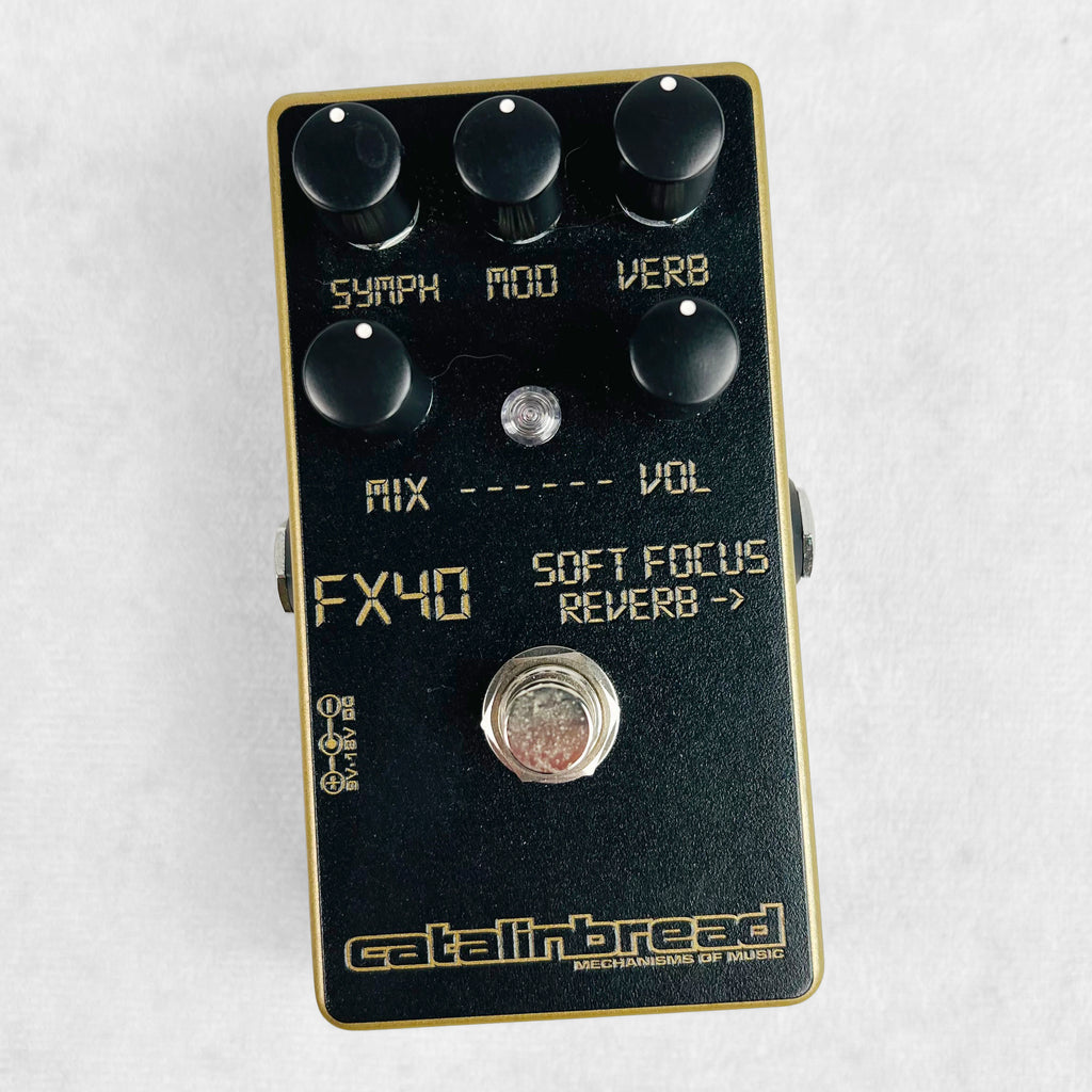Catalinbread FX40 Soft Focus Reverb Pedal - Gold / Black - 1