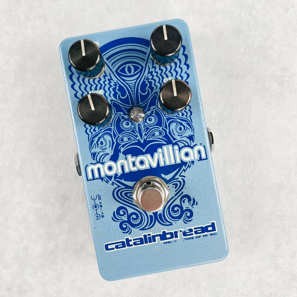 Catalinbread Montavillian Echo Effects Pedal - Ice Blue - 1