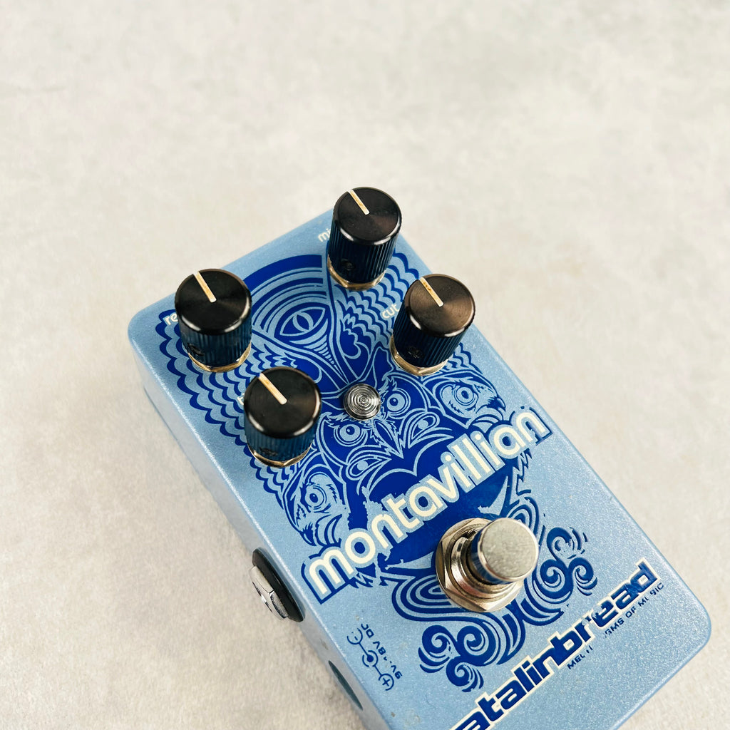 Catalinbread Montavillian Echo Effects Pedal - Ice Blue - 2