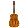 Circle Strings Dreadnought Model Figured Koa Acoustic with Trey Specs - Natural - 12