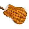 Circle Strings Dreadnought Model Figured Koa Acoustic with Trey Specs - Natural - 13