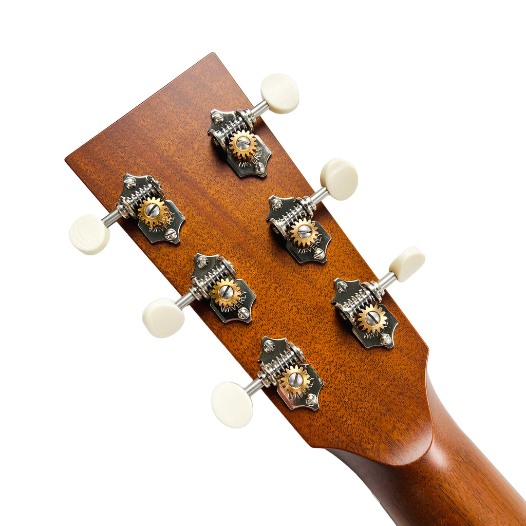 Circle Strings Dreadnought Model Figured Koa Acoustic with Trey Specs - Natural - 18