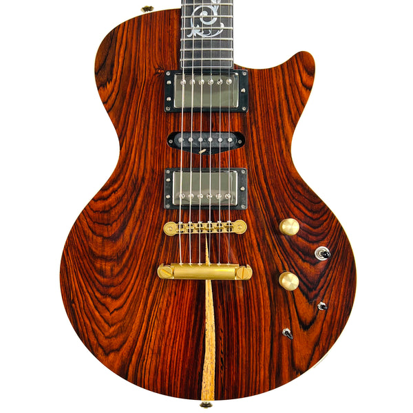 Circle Strings More Paul Hollow Body Cocobolo Top 2026 - Natural - 1