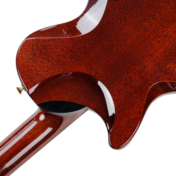 Circle Strings More Paul Hollow Body Cocobolo Top 2026 - Natural - 14