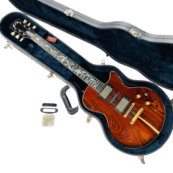 Circle Strings More Paul Hollow Body Cocobolo Top 2026 - Natural - 18
