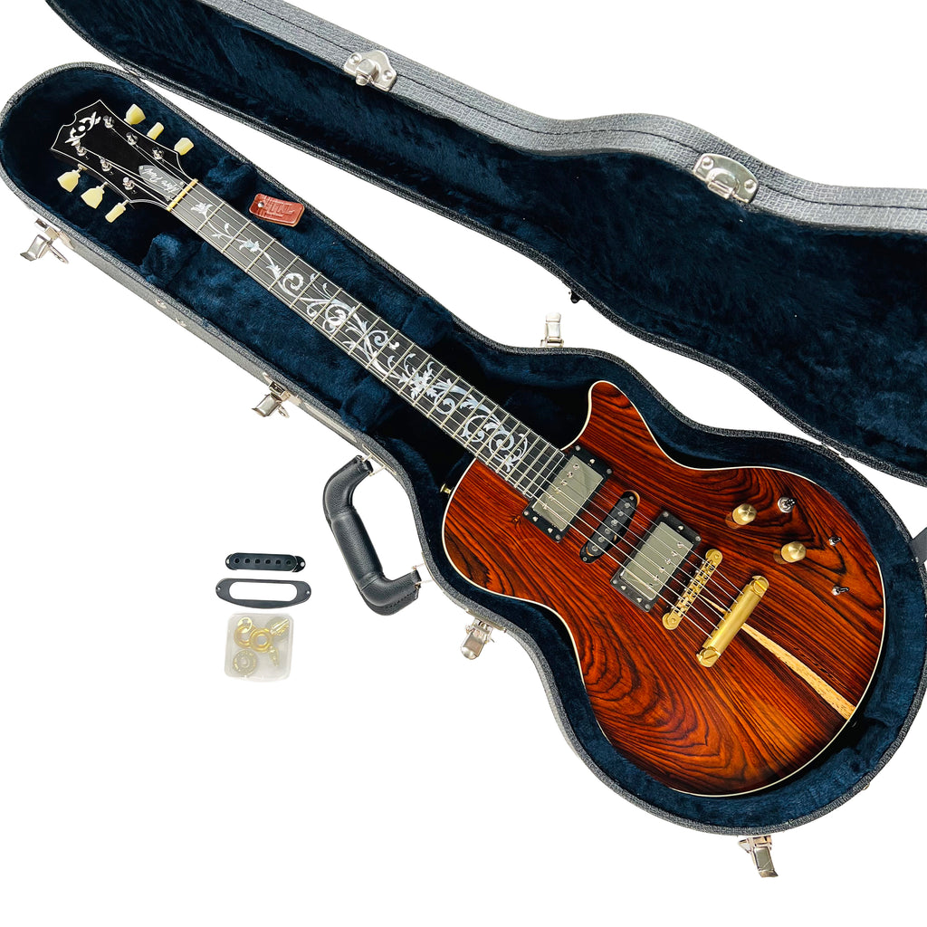 Circle Strings More Paul Hollow Body Cocobolo Top 2026 - Natural - 18